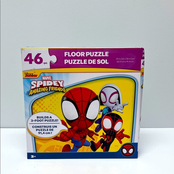 Marvel | Toys | Marvel Spidey And His Amazing Friends Floor Puzzle ...